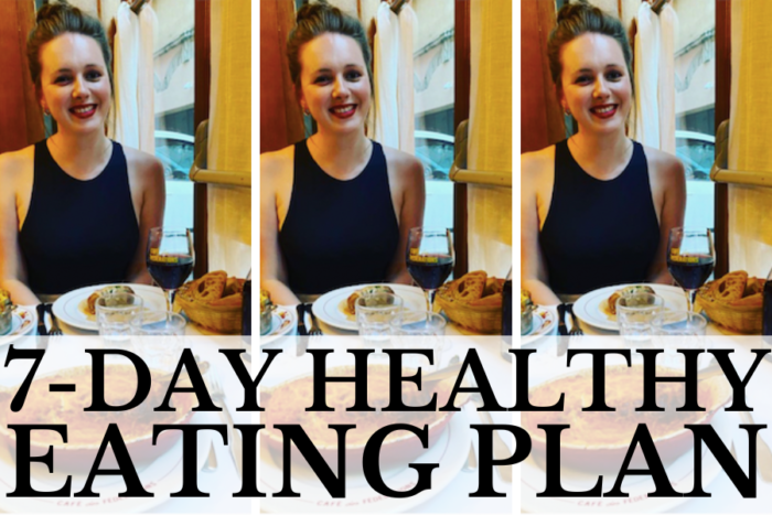 7 day healthy eating plan for students